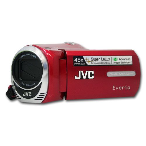 JVC GZ MS230 Everio s Flash Memory Camcorder New Red