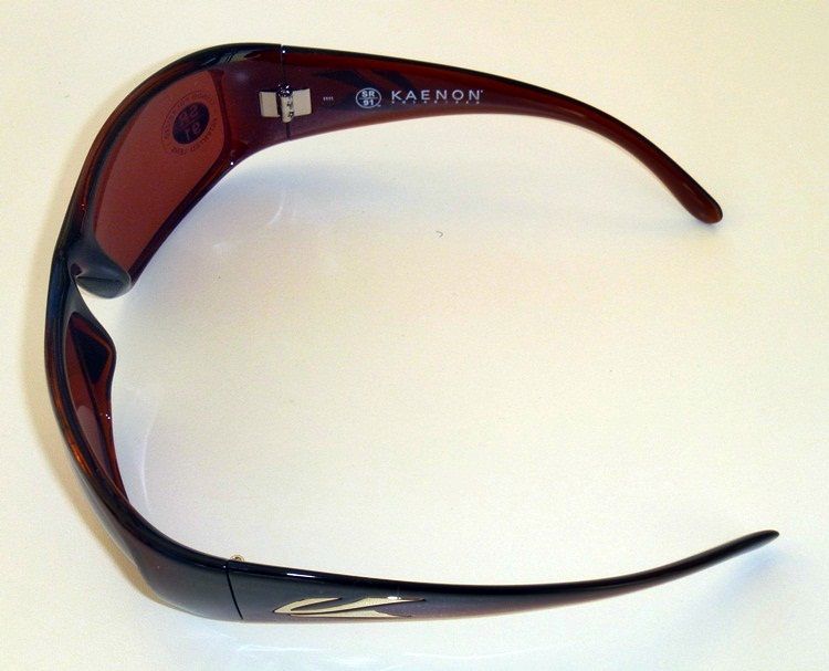 Kaenon Jetty Polarized Sunglasses Tobacco Frame with C12 Lens New 009