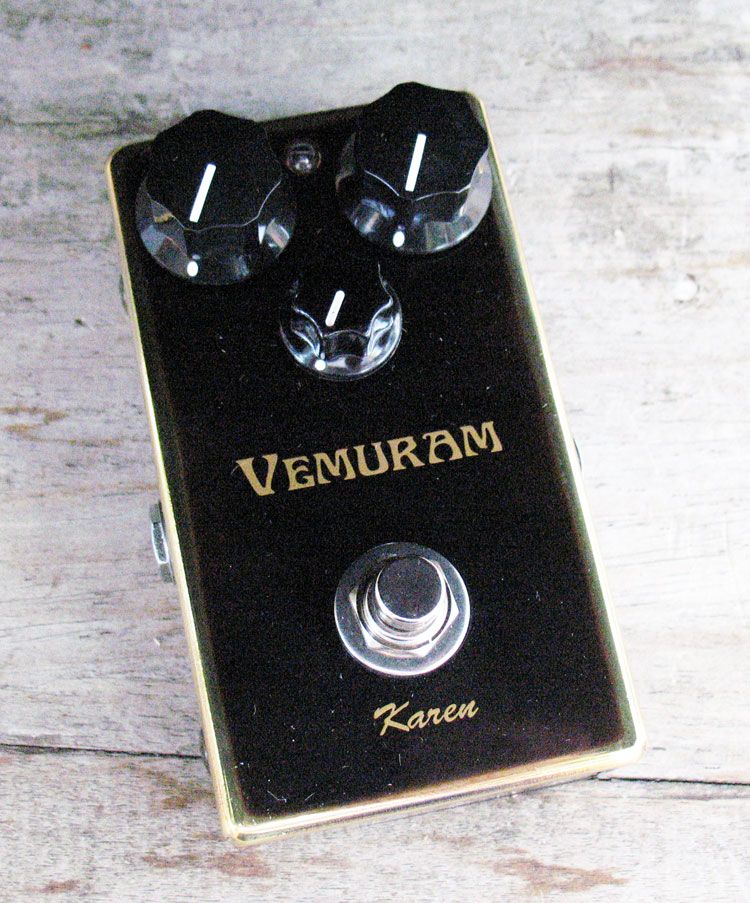 Vemuram Karen Overdrive Pedal   New in the box   Serial # 6 