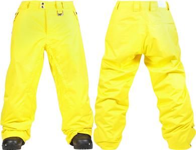 NWT Oakley Karn Mens Snowboard Ski Pants Enamel Yellow Sz x Large