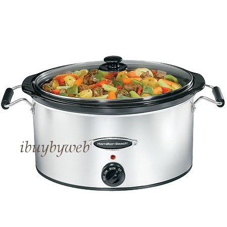 Hamilton Beach 33172 7 Qt Slow Cooker Crock Pot New