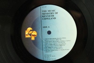 33 LP The Music Ministry of Kenneth Copeland KCP Records SLP 1007 1979