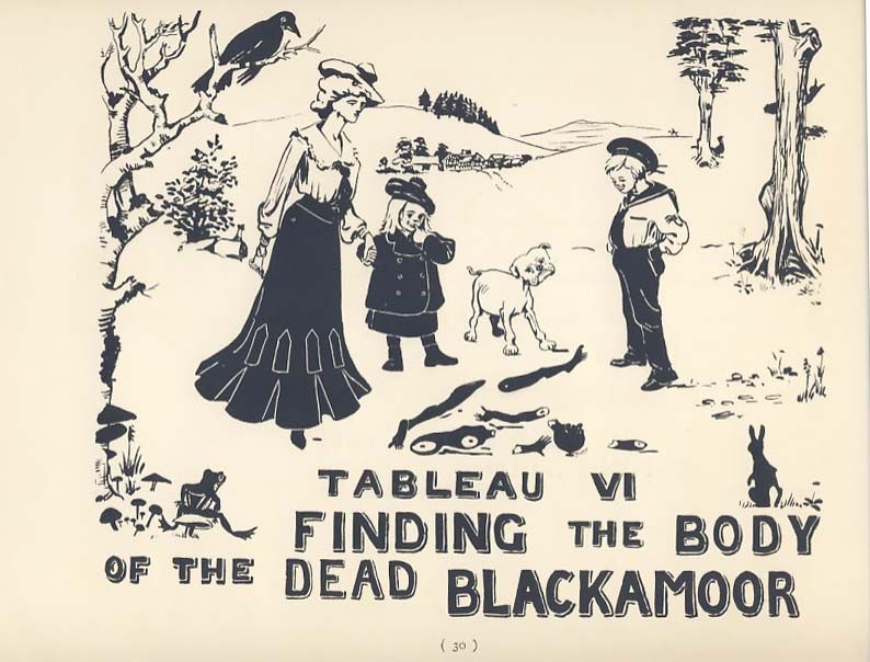 End of Ericas Blackmoor by K Claude Kempson 1903 Ethnic Humour