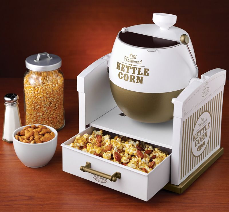 Kettle Corn Popcorn Popper Machine ~ Mini Countertop Sweet Popped Korn