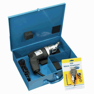 Kett Electric Cutting Shears 110V 18 Gauge 2500 SPM 5 Amp Kit 210