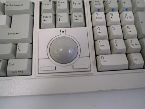 Keytronic TRAK101 Keyboard with Trackball Mouse