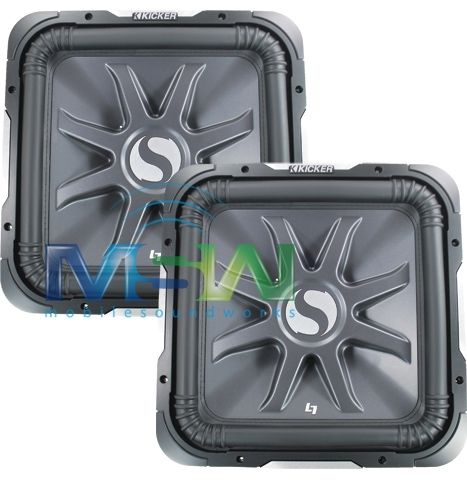 2011 Kicker® 11 S15L7 2 15 Solo Baric L7 Subwoofers Subs D2