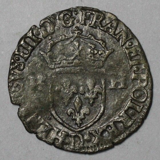 1577 Henry IV France Douzain Scarce Type King of France Poland