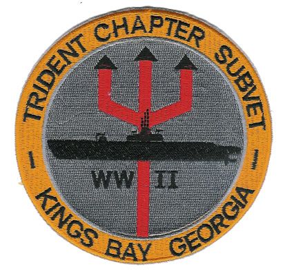 Trident Chapter Subvet Submarine Patch Kings Bay GA