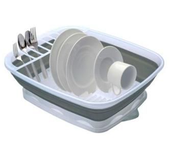 Sink or Countertop Collapsible Dish Rack Kitchen Essential New