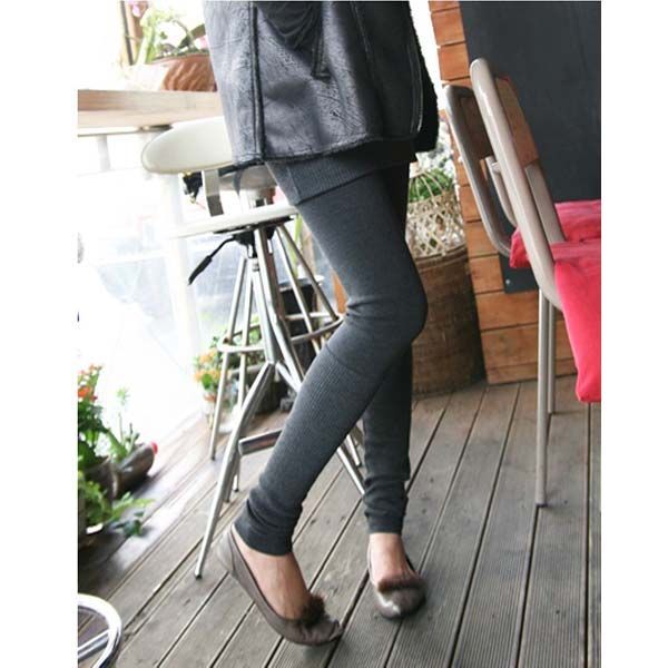 Skirt Leggings Women Warm Sweater Tights with Knit Kintted Skirt