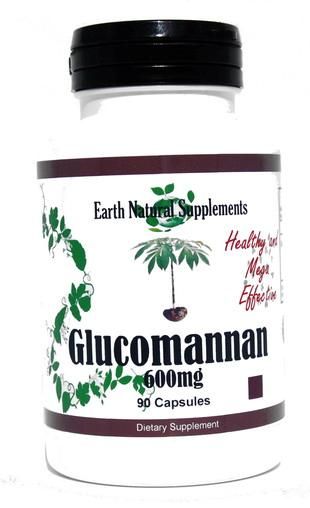 1x Glucomannan Konjac Root Dietary Fiber 90CAP