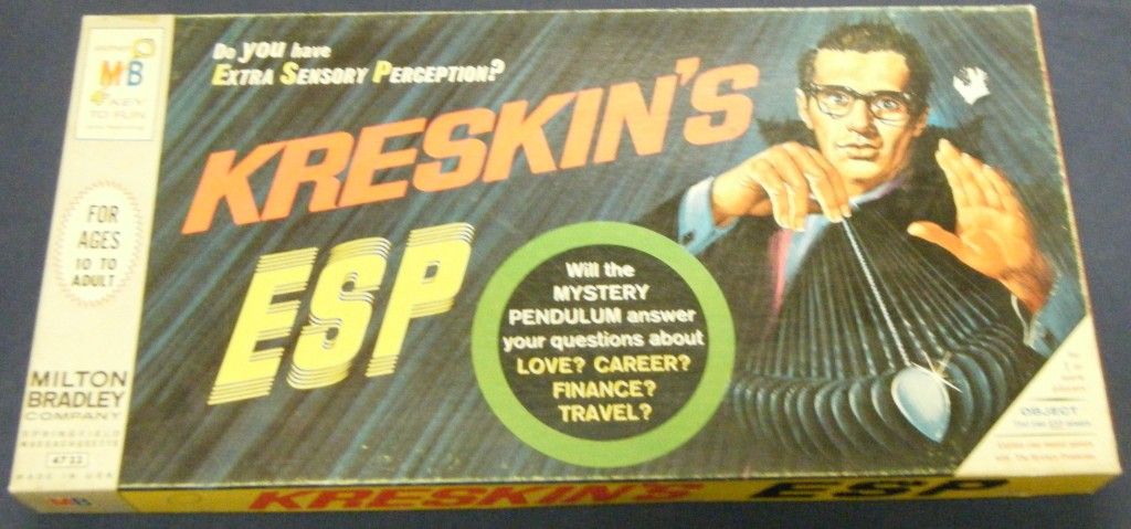 Kreskins ESP Game RARE Milton Bradley 1967