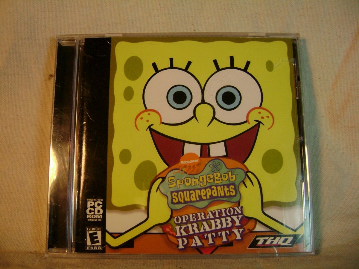 Squarepants Operation Krabby Patty PC Jewel Case Edition