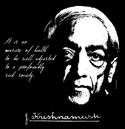 Jiddu Krishnamurti T Shirt Radical Change in Mankind