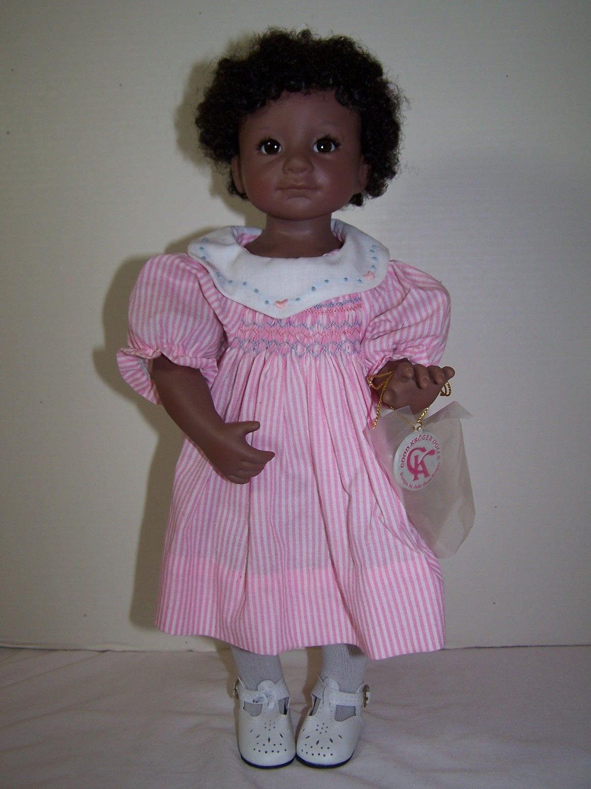 Cute 16 Black AA Vinyl Julie Good Kruger Doll