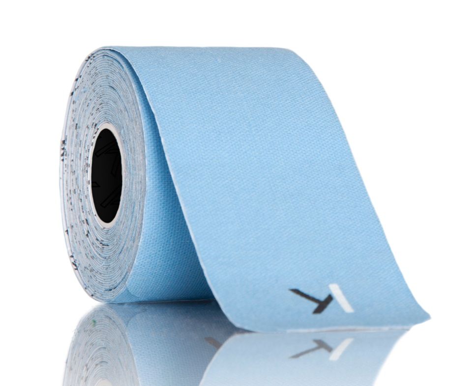 KT Tape Original Precut 20 Strip Roll Light Blue Kinesiology Tape