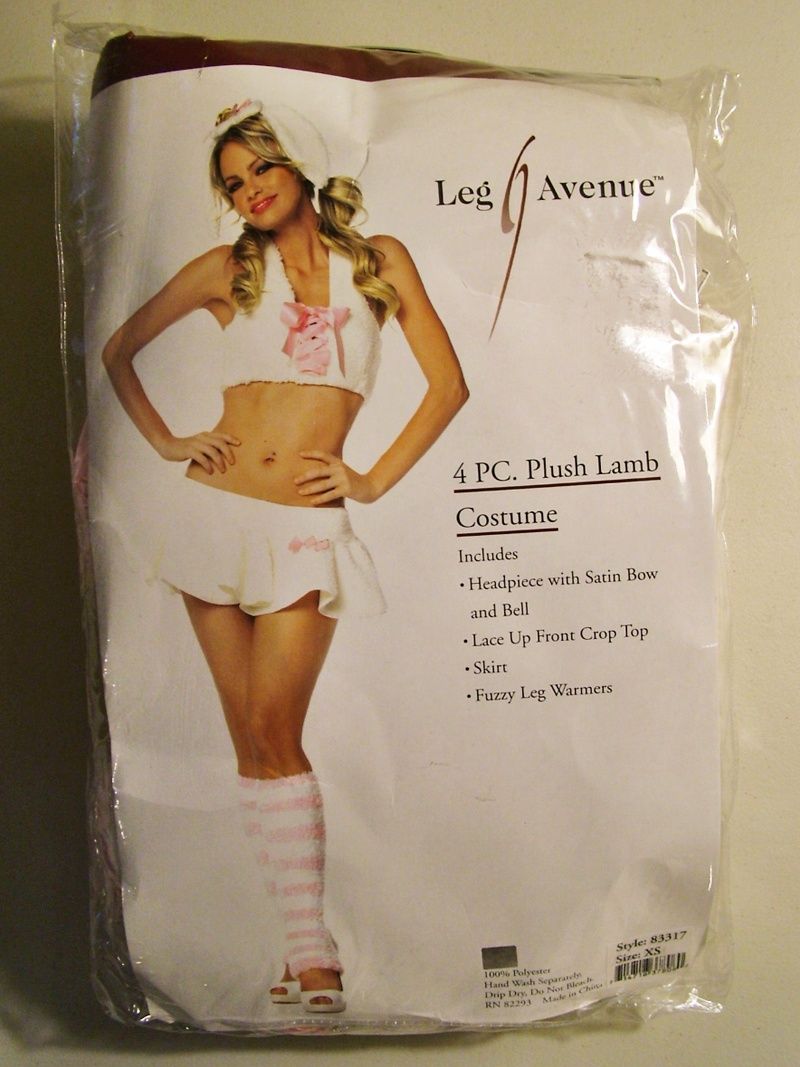 Leg Avenue 4pc Plush Lamb Costume XS