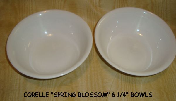 Corelle Cereal or Dessert Bowls 2 Spring Blossom or Crasy Daisy