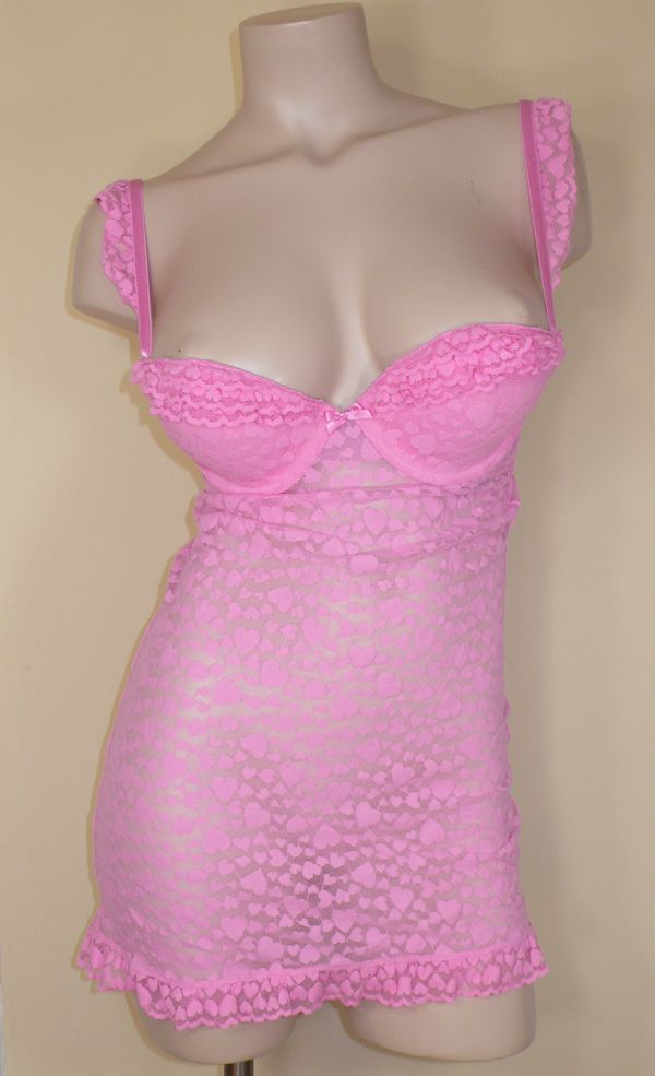 48 Victorias Secret The LaCie Push Up Babydoll Nightie M