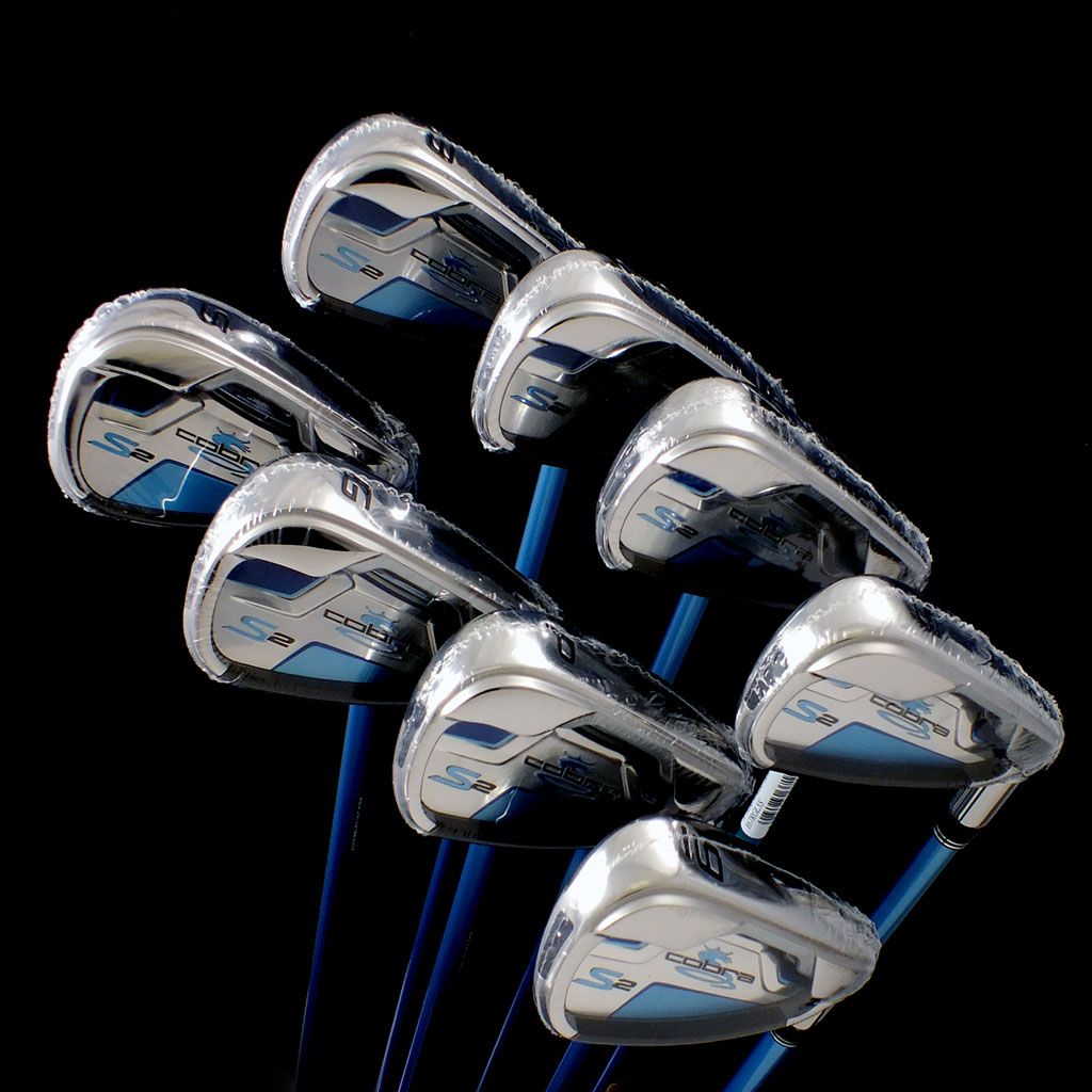 Cobra Golf Ladies S2 Irons 5 PW GW SW Graphite Aldia DVS Golf Clubs