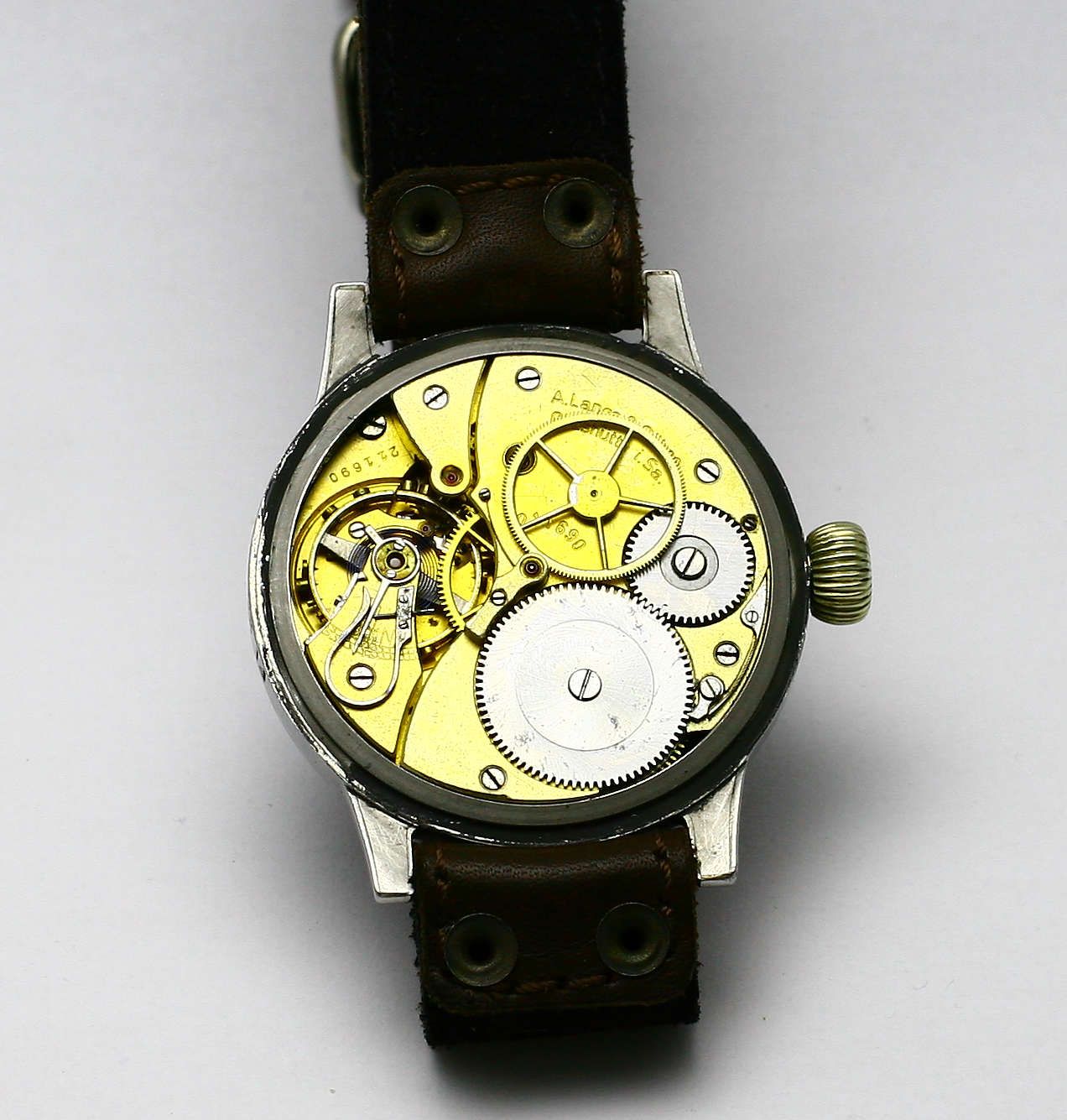 Large A Lange Söhne Luftwaffe Pilot Watch WW2