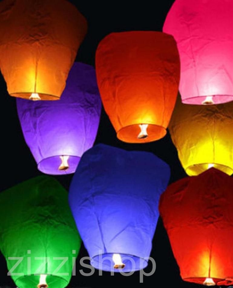 Large Chinese Sky Lanterns Flying Lantern Wish Party Wedding Fire