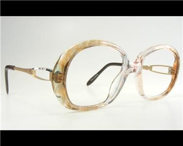Womens Retro Large Plastic Vtg 80s Eyeglass Frames