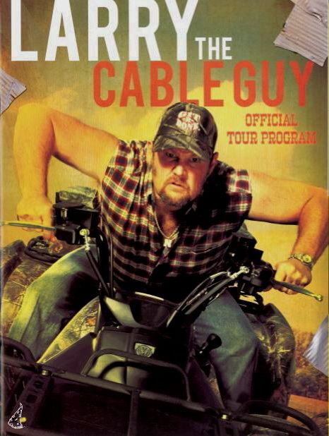 Larry The Cable Guy 2010 Tour Concert Program Book