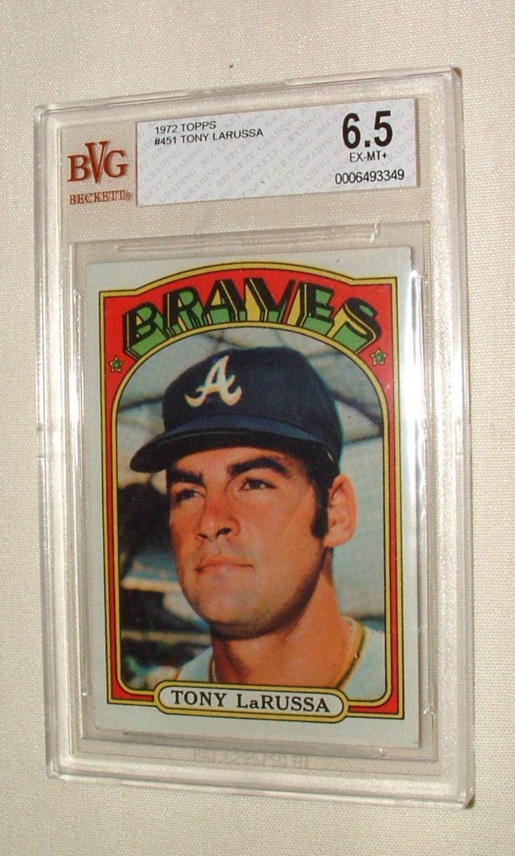 1972 Topps 451 Tony LaRussa Graded 6 5 by Beckett EX MT