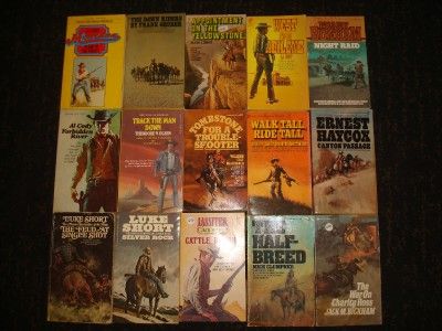 Older Vintage Westerns 70s Lassiter Tallman Sundance Buchanan