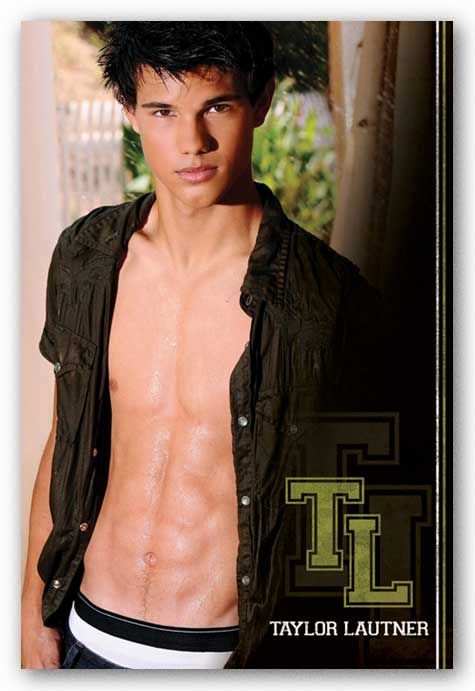 Twilight Art Poster Taylor Lautner Chest