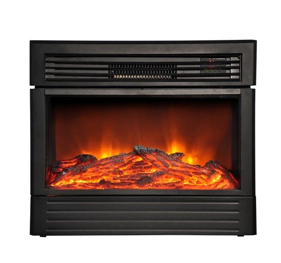 Electric Fireplace Warm Heater with Remote Control LED Flame
