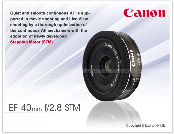 Canon EF 40mm F 2 8 STM 40 F2 8 Fit 650D 7D 5D MK 3 2 1D MK IV 4 1D x