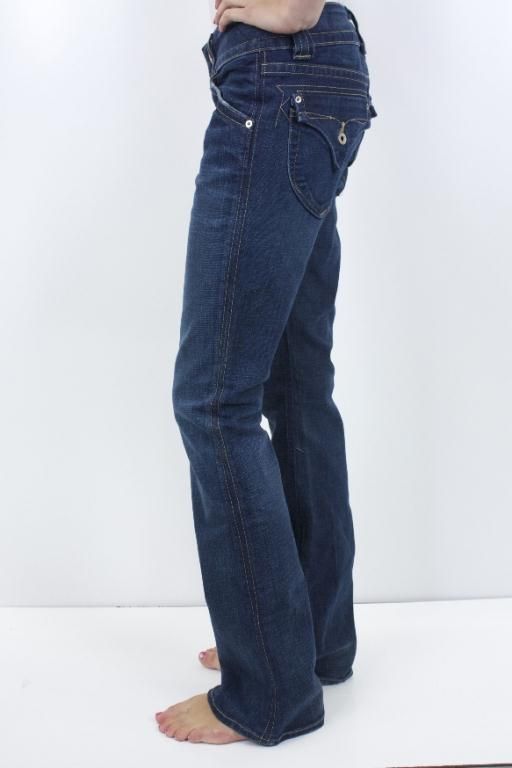 Jeans Signature Boot Leg Cut Stretch AZU Wash Flap Pocket