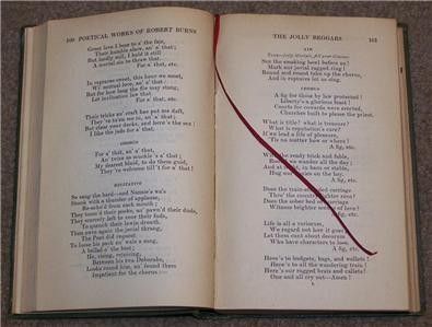 The Poetical Works of Robert Burns 1915 Hardcover