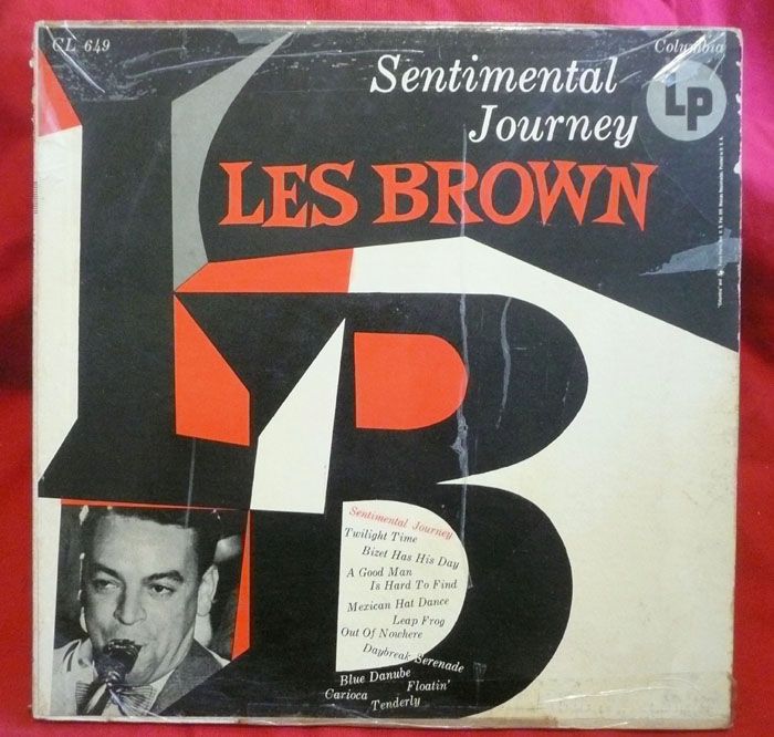 Les Brown LP Sentimental Journey Big Band 6 Eye DG VG Vinyl Record