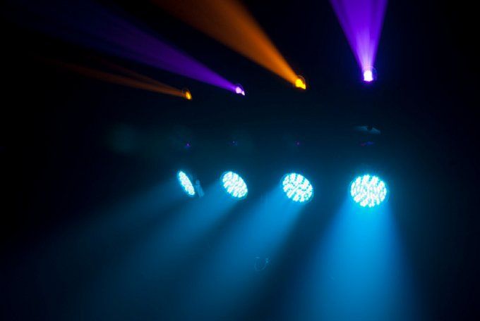 4BAR FLEX LED RGB DMX Mountable Sound Activated DJ Light Effect System