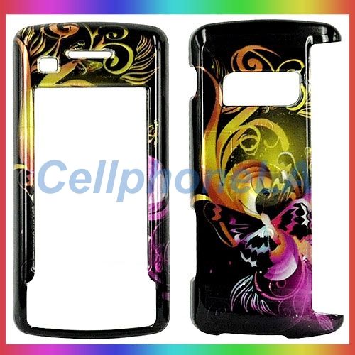 LG Env Touch VX11000 2D Vintage Butterfly Hard Case Cover