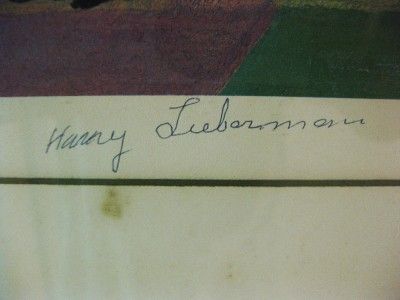 HARRY LIEBERMAN  The Holidays  Signed by Artist   Beautiful Jewish