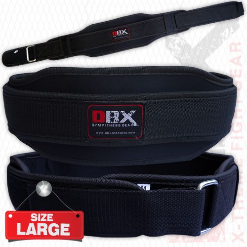 Weight Lifting Belt Fitness Gym Workout Back Neoprene Support Brace