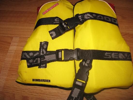 Infant Child Sea Doo Bombadier Life Vest Under 50IBS Used