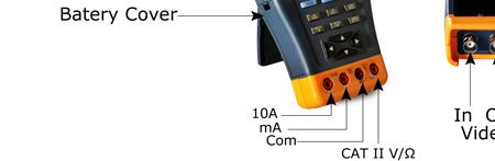 CCTV Camera PTZ Test Tester Digital Multimeter 3 5 TFT