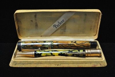 Duofold Senior Moderne Liquid Ink Fountain Pen Lead Pencil Set