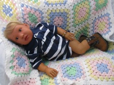 28 Reborn Toddler Baby Boy Timothy Blonde Hair Brown Eyes OOAK Many