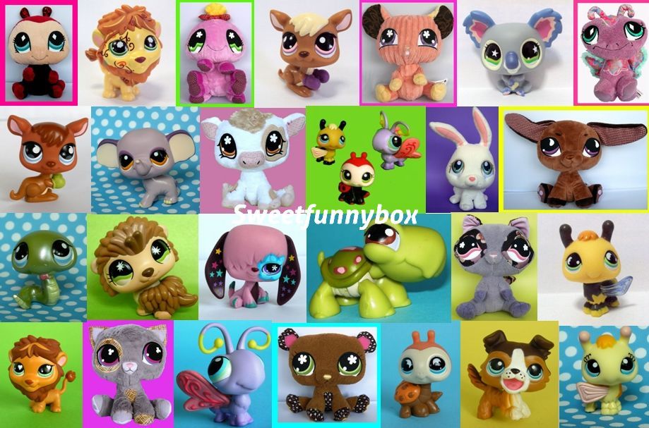 LPS Littlest Pet Shop Special Edition Purple Cute Dog