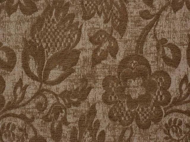 Longwood Taupe Floral Damask Upholstery