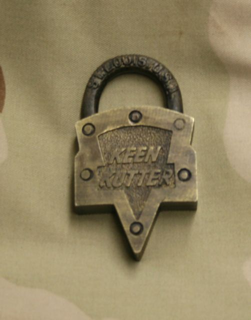 Unusual Keen Kutter Brass Lock St Louis