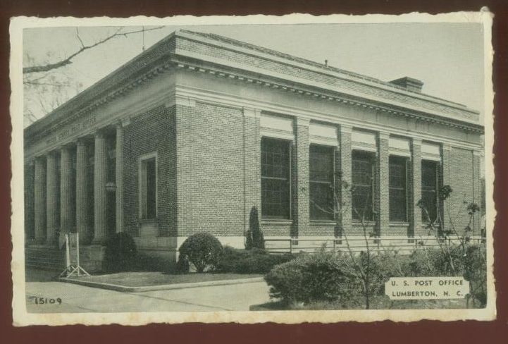 030408 US Post Office Lumberton North Carolina Postcard