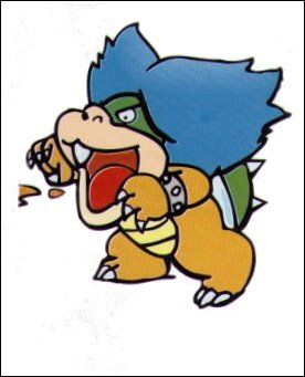 Nintendo Super Mario Bros Merlin 121 Ludwig Von Koopa Sticker